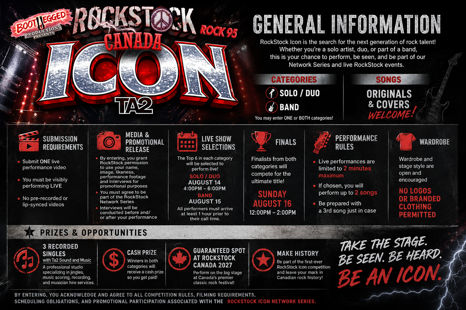 RockStock Canada Icon Musician Competition